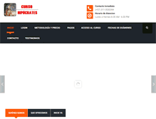 Tablet Screenshot of cursohipocrates.com